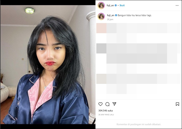 Fuji An Pamer Wajah Bangun Tidur, Caption Bikin Nama El Rumi Terseret Fuji An Pamer Wajah Bangun Tidur, Caption Bikin Nama El Rumi Terseret Fuji An Pamer Wajah Bangun Tidur, Caption Bikin Nama El Rumi Terseret