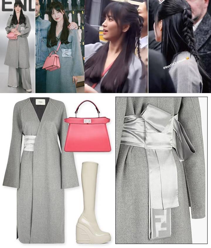 gaya Song Hye Kyo di Milan Fashion Week