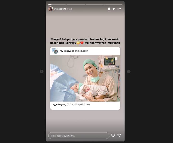 Manisnya Ucapan Syifa Hadju Sambut Kelahiran Anak Kedua Dinda Hauw