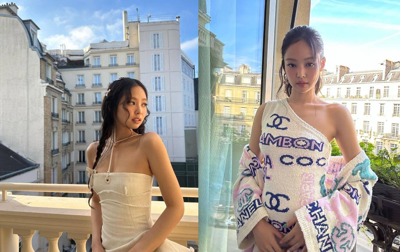 Penampilan Jennie BLACKPINK kala menghadiri acara Chanel di Paris, Prancis