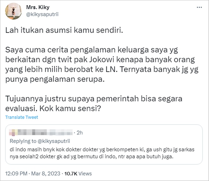 Imbas Curhat Kondisi Mertua, Kiky Saputri Diserang Balik Usai Kritik RS di Indonesia