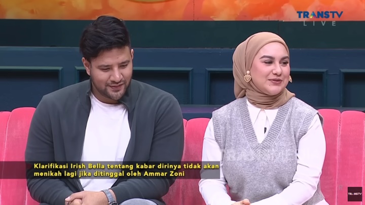 Ammar Zoni Diciduk Polisi, Irish Bella Ternyata Sempat Beranda-andai Ditinggal Suami