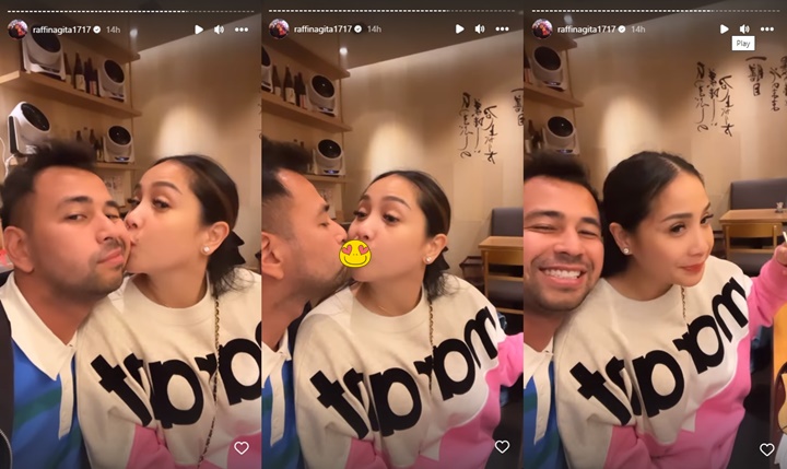 Reaksi Nagita Slavina Kala Dipaksa Raffi Ahmad Ciuman Bibir di Hadapan Banyak Orang