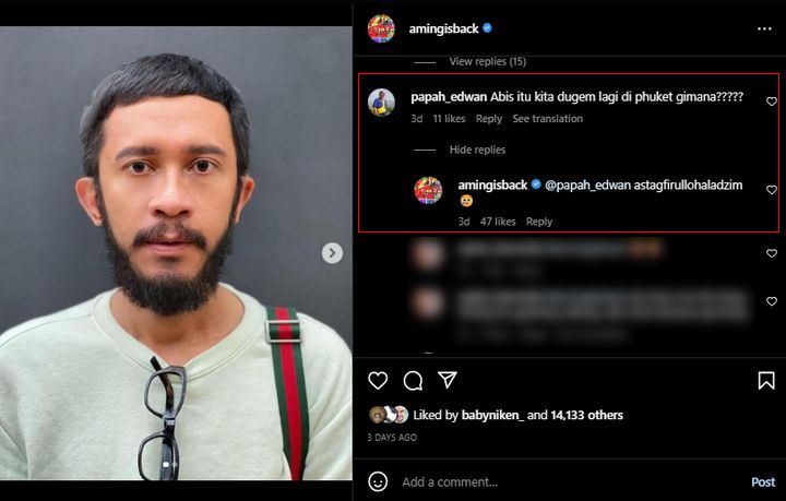 Reaksi Aming Saat Diajak Dugem Usai Hijrah