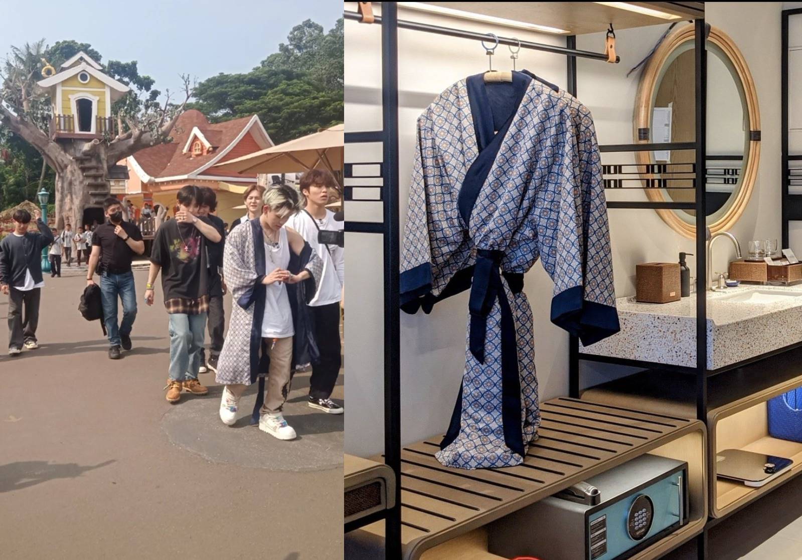 Choi Hyun Suk TREASURE memakai handuk kimono di Dufan