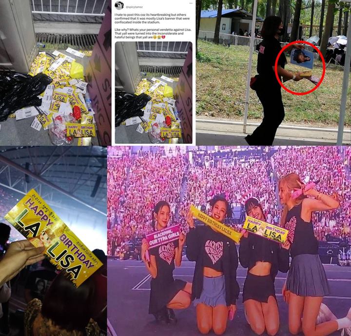 Banner Lisa BLACKPINK Disita dan Dilarang Masuk Penyelenggara Konser di Filipina, Fans Ngamuk