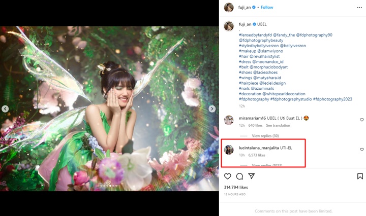 Caption Ambigu Fuji An di Foto Terbaru Dikaitkan dengan El Rumi, Lucinta Luna Blak-blakan
