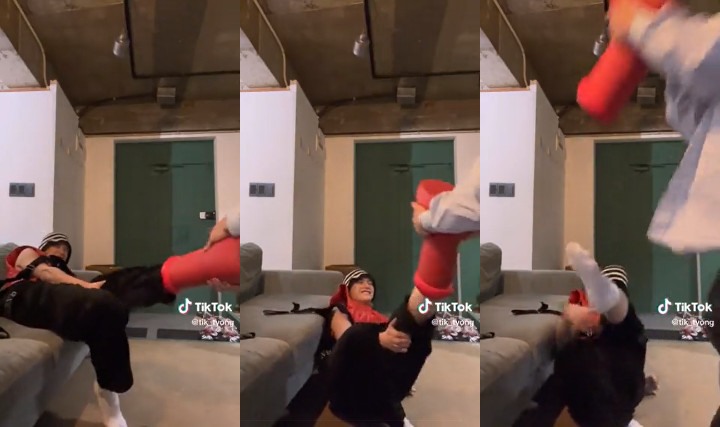 Taeyong NCT 127 Ikut Tren Viral, Pakai Sepatu Astro Boy Tapi Nyopotnya Penuh Perjuangan