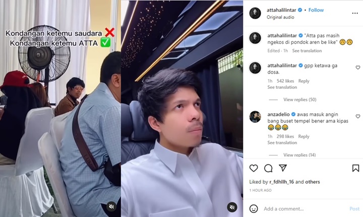 Atta Halilintar Mikir Keras Lihat Sosok Laki-laki yang Plek Ketiplek Dengannya