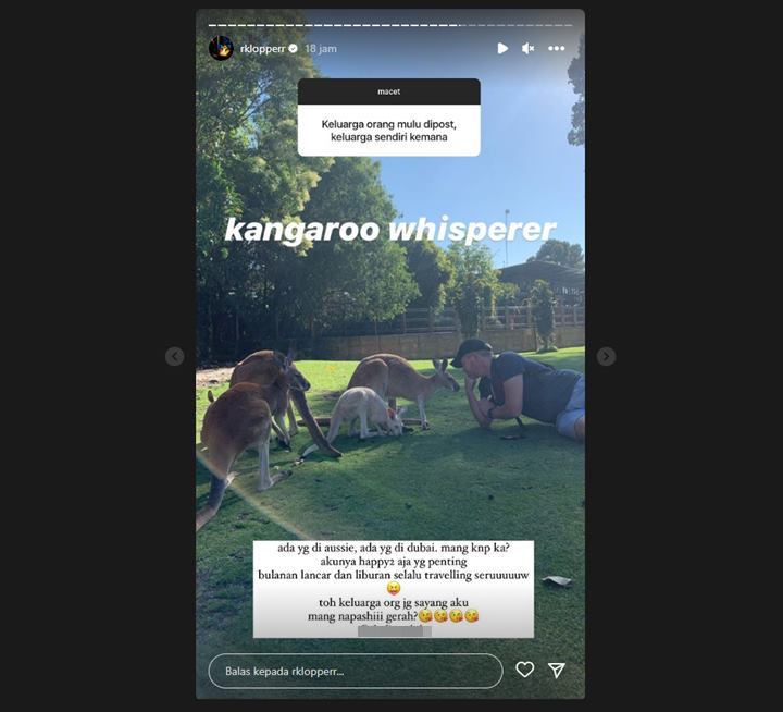 Rebecca Klopper Spill Keberadaan Keluarga Usai Dinyinyir Netizen, Pesan Pembelaannya Makljleb