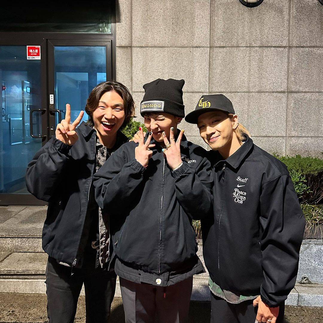 G-Dragon, Taeyang, dan Daesung BIGBANG kumpul