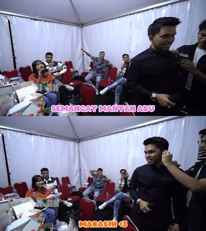 Fuji An Teriak-teriak Kasih Semangat di Backstage, Thariq Halilintar Salting Parah