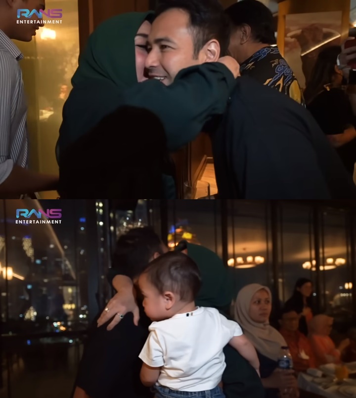 Bukti Mantu Idaman, Raffi Ahmad Dihujani Ciuman Oleh Mama Rieta di Private Party