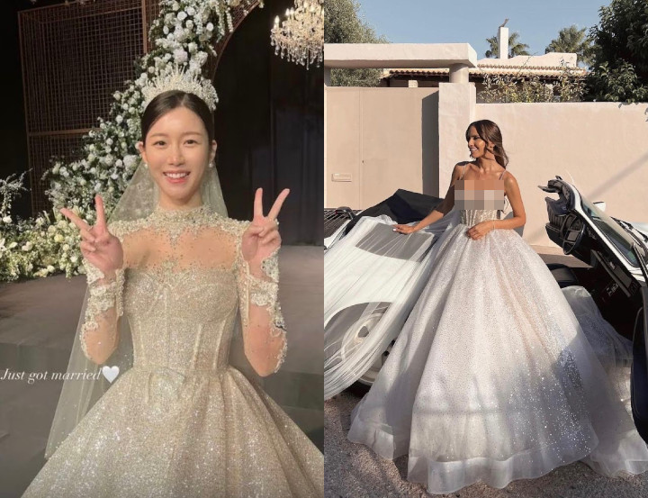 Lee Da In Kenakan Tiga Gaun Mewah di Pernikahan dengan Lee Seung Gi, Harganya Terungkap