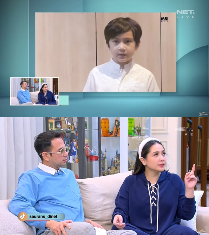 Rafathar Protes Diledek Muka Datar Saat Nyanyi, Nagita Slavina Bela Mati-matian