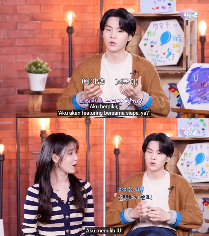 Suga Lebih Pilih Kolab Dengan IU Ketimbang Jungkook BTS