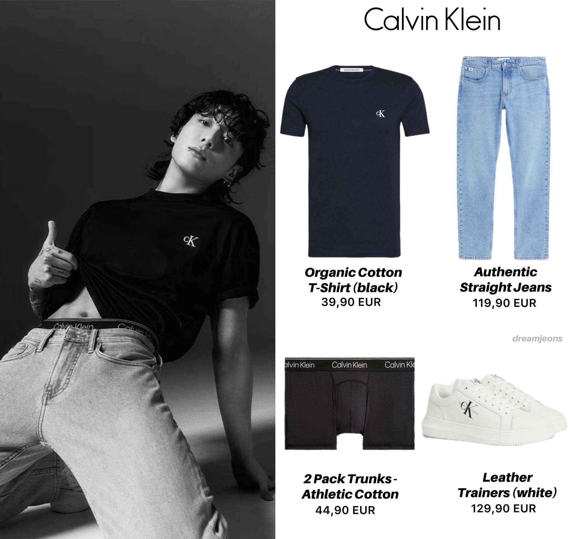 detail harga outfit Jungkook BTS di pemotretan Calvin Klein