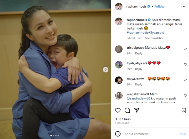Sandra Dewi Omeli Putra Sulung Sampai Nangis, Momen Baikan Sweet Banget