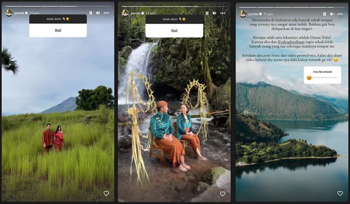 Disangka Bakal ke Luar Negeri, Jessica Mila Spill Momen Indah Prewedding di Danau Toba