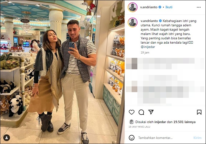 Wajah Baru Jessica Iskandar Pasca Oplas Bikin Vincent Verhaag Kaget di Tengah Malam