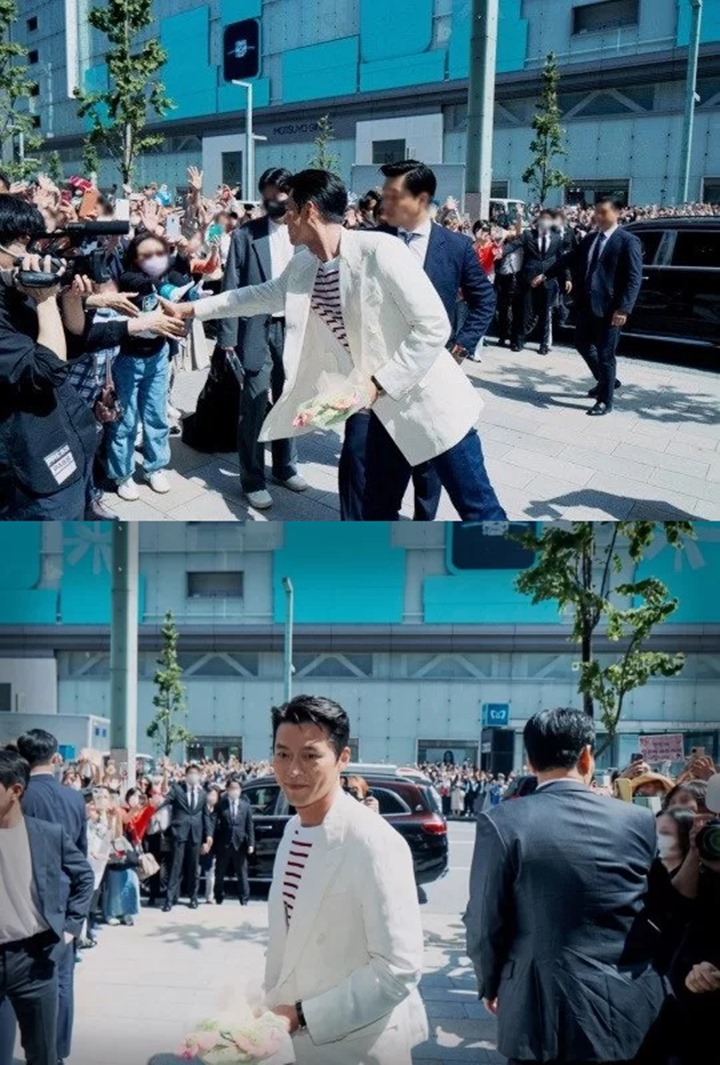 Hyun Bin Disambut Hangat, Kedatangan Pertama Sejak 5 Tahun Buat Ginza Padat Merayap