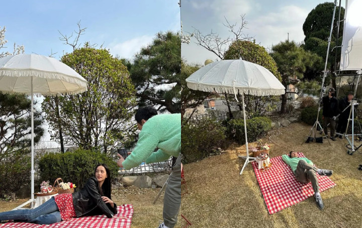 Jisoo BLACKPINK dan Park Myung Soo Adu Skill Fotografi, Chemistry Lucu Bikin Nagih