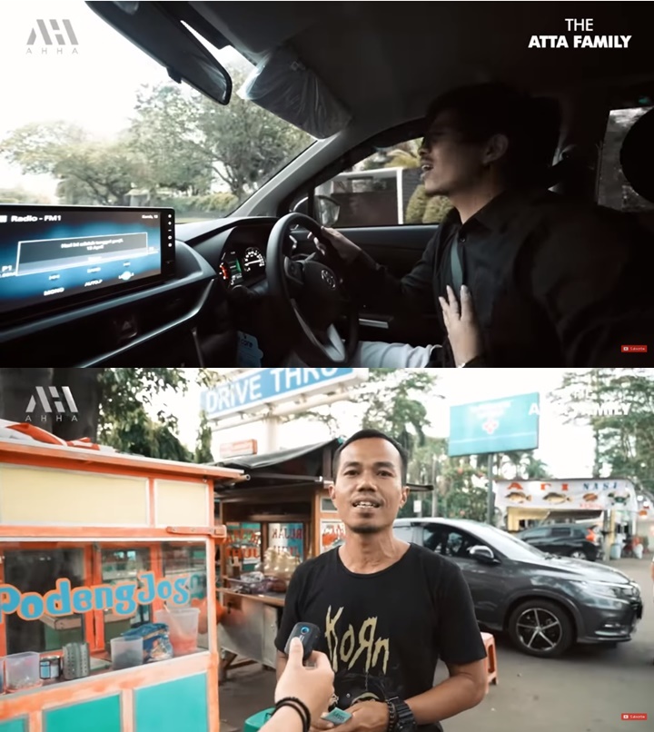Atta Halilintar Bagi-bagi THR di Jalanan, Reaksi Penerima Bikin Terenyuh