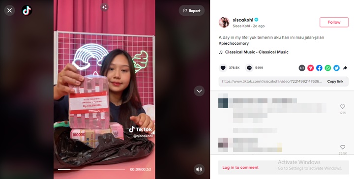 Tajir Melintir, Cara Sisca Kohl Simpan Gepokan Uang Jadi Perbincangan