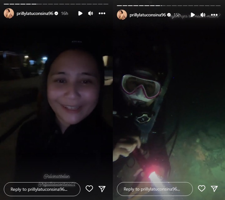 Jajal Sensasi Beda Diving Malam Hari, Prilly Latuconsina: Ngeri-ngeri Sedap