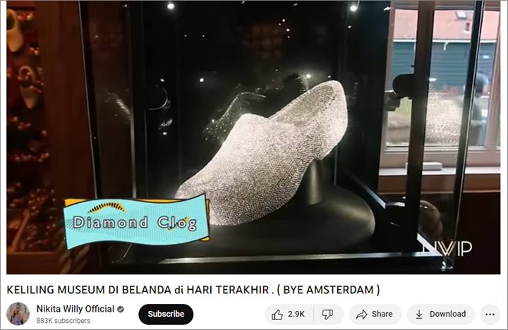 Nikita Willy Kepincut Klompen Cantik Berlapis Berlian, Reaksi Indra Priawan Malah Pancing Tawa
