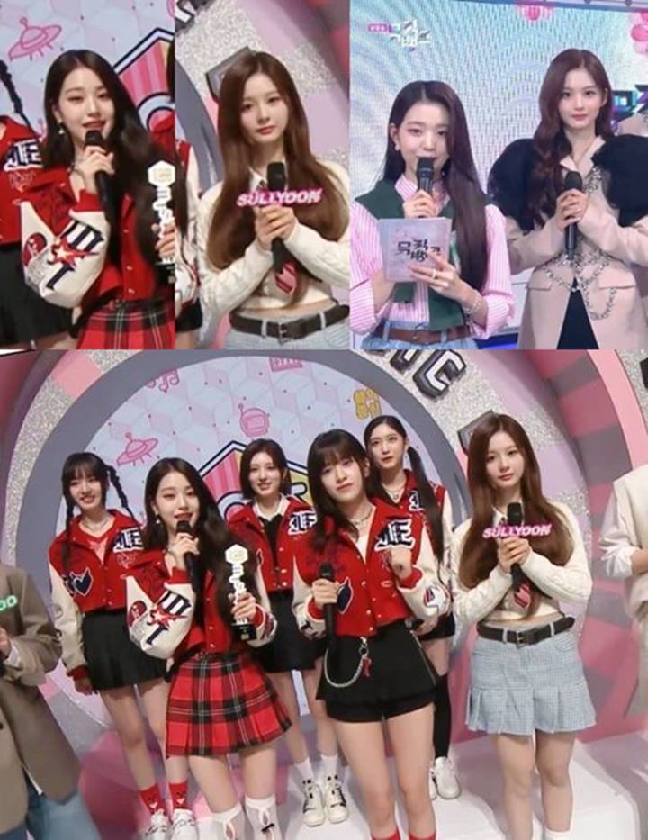 visual Wonyoung IVE dan Sullyoon NMIXX dibandingkan