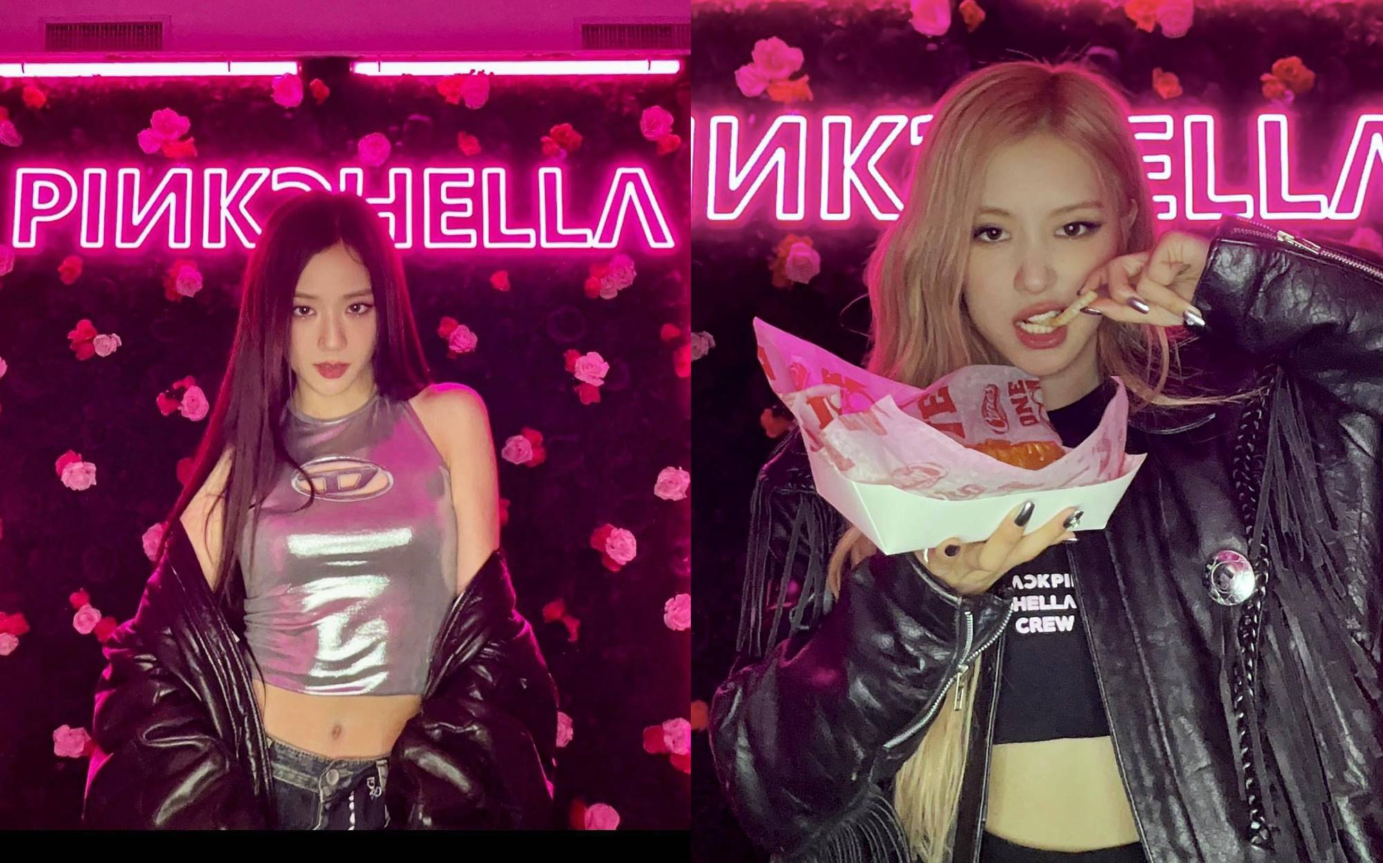 Jisoo dan Rose BLACKPINK di after-party Coachella