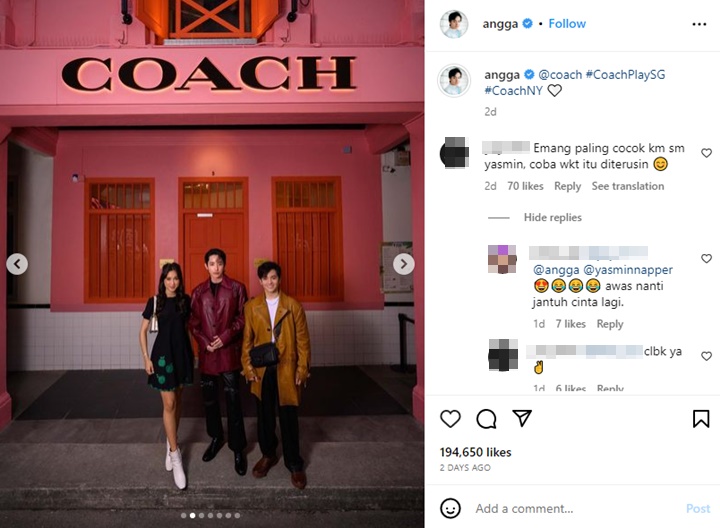 Angga Yunanda Pajang Foto Bareng Lee Soo Hyuk, Netter Malah Salfok Masa Lalu dengan Yasmin Napper