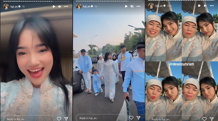 Fuji An Girang di Hari Lebaran, Baju Kembaran Sekeluarga Curi Perhatian Fuji An Girang di Hari Lebaran, Baju Kembaran Sekeluarga Curi Perhatian Fuji An Girang di Hari Lebaran, Baju Kembaran Sekeluarga Curi Perhatian