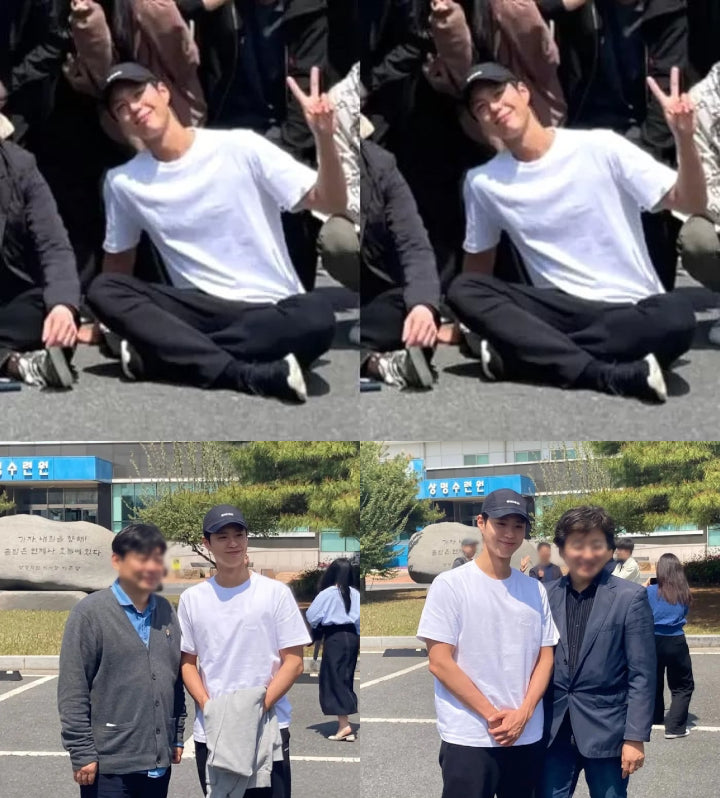 Foto-foto Park Bo Gum di Kampus untuk Hadiri Workshop Tesis Bikin Netizen Heboh