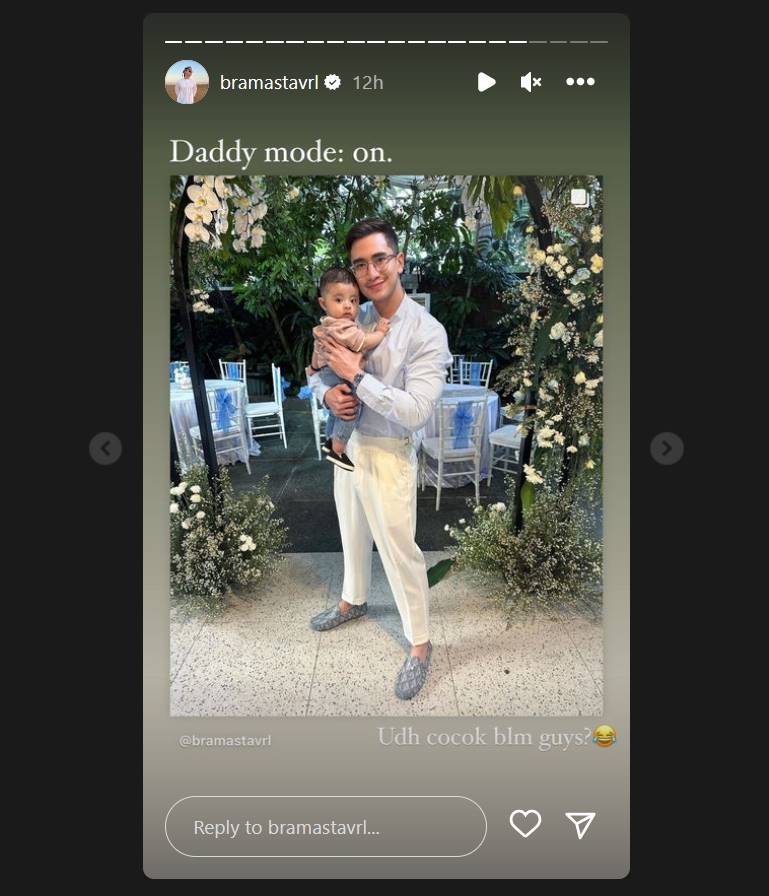 Verrell Bramasta mengatakan bahwa ia tengah mode daddy