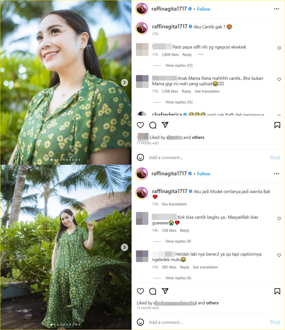 caption jail Raffi Ahmad dibilang bukti bucin ke Nagita Slavina