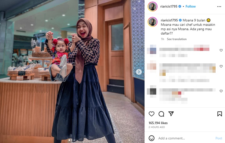 Ria Ricis Langsung Diprotes Usai Umumkan Lagi Cari Chef Pribadi Untuk Moana