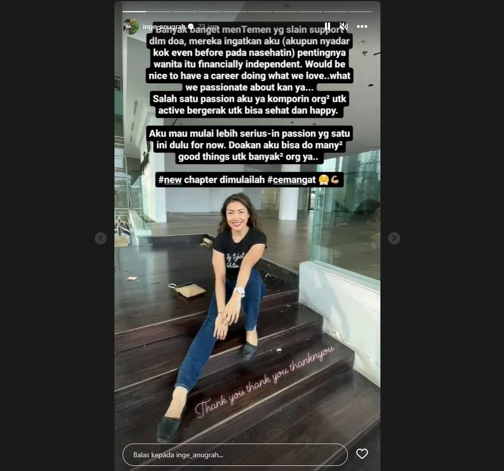 Tengah Proses Cerai dengan Ari Wibowo, Inge Anugrah Akui Ramai Disinggung Soal Kemandirian Finansial