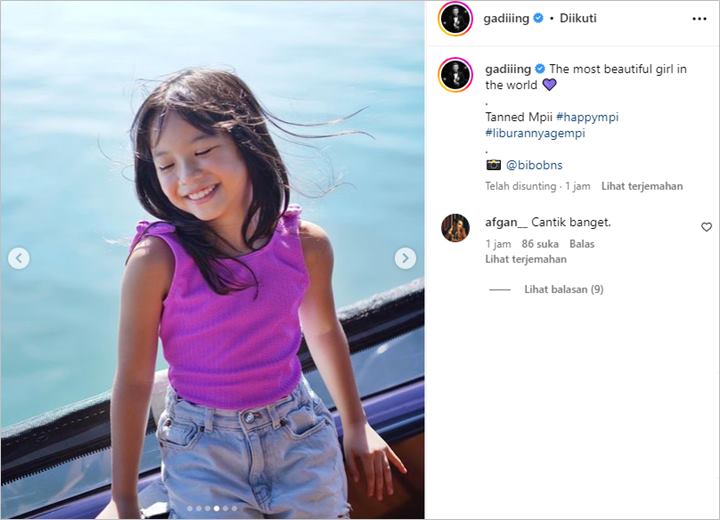 Gading Marten Pamer Gadis Tercantik di Dunia, Afgan Langsung Setuju