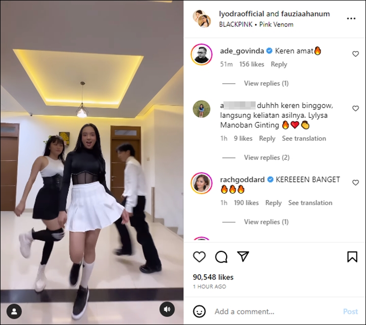 Kemampuan Menari Lyodra Saat Cover \'Pink Venom\' BLACKPINK Jadi Sorotan
