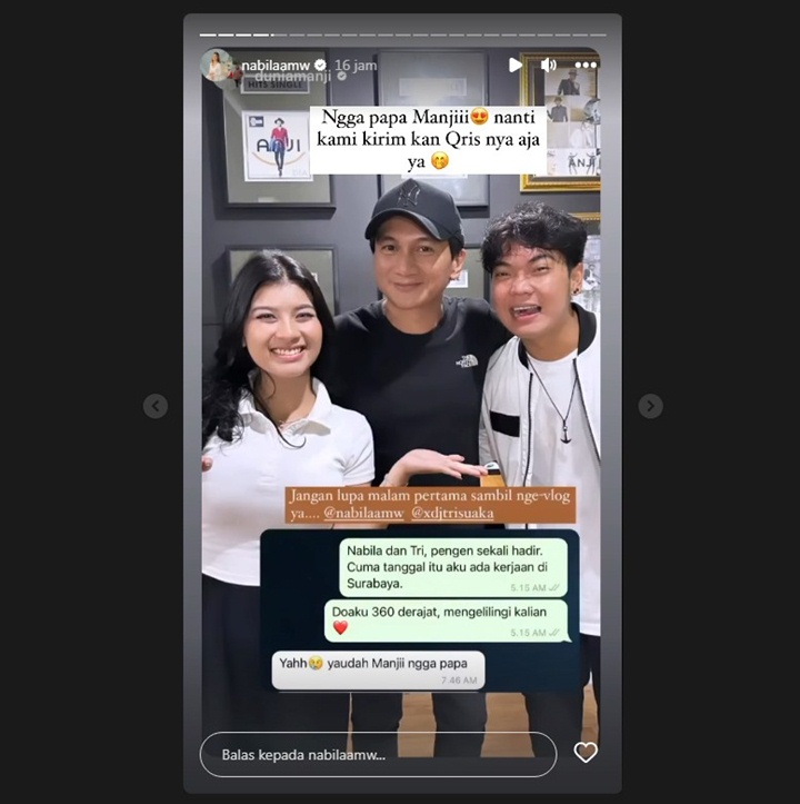 Tri Suaka dan Nabila Maharani Nikah,  Anji Beri Pesan Nyeleneh Soal Malam Pertama Tri Suaka dan Nabila Maharani Nikah,  Anji Beri Pesan Nyeleneh Soal Malam Pertama