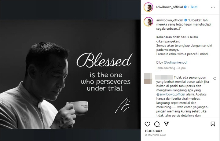 Pihak Inge Jawab Isu Orang Ketiga, Ari Wibowo Bagikan Pesan Soal Hadapi Cobaan