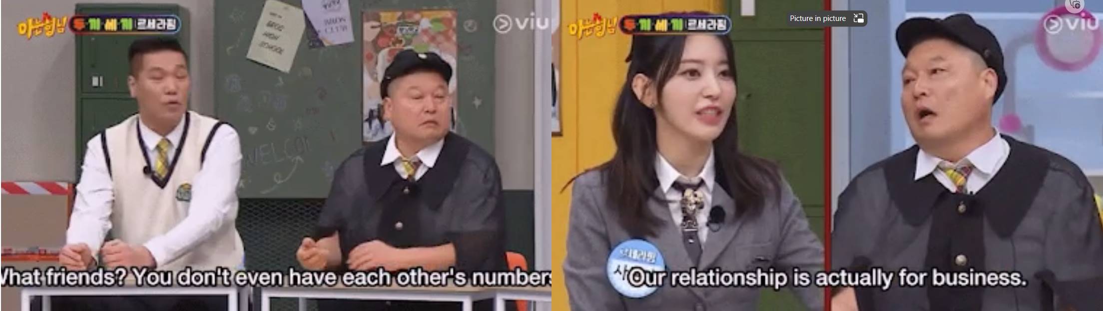 interaksi Sakura LE SSERAFIM dan Kang Ho Dong