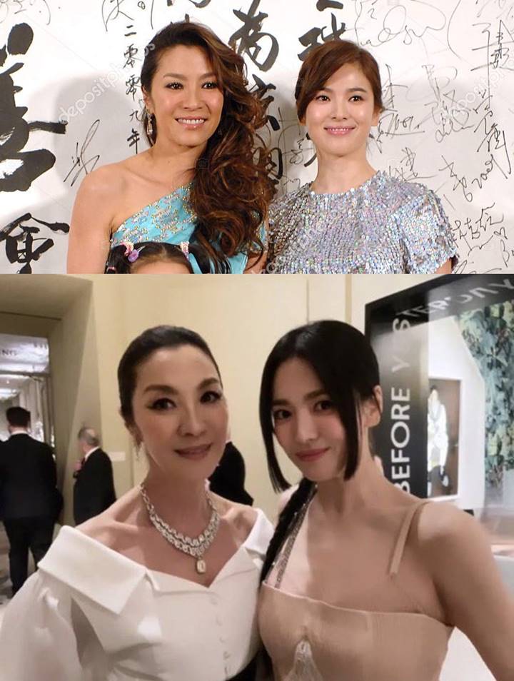 reuni Song Hye Kyo dan Michelle Yeoh di Met Gala
