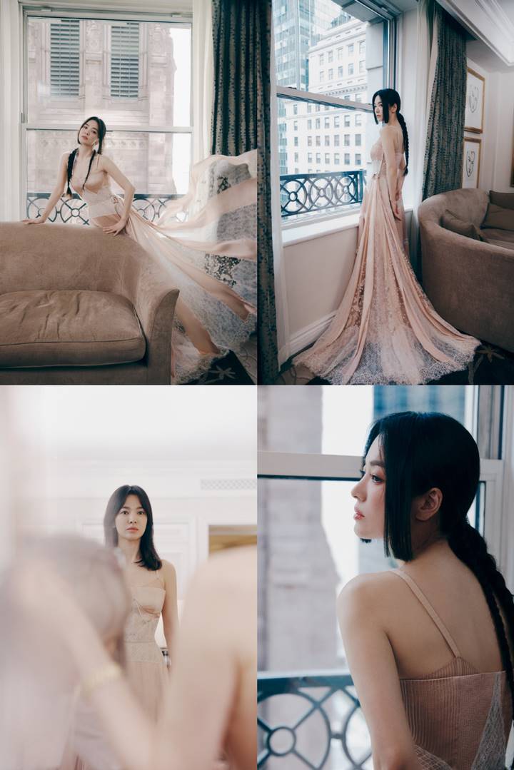 Detail Gaun Song Hye Kyo di Met Gala 2023 Terungkap, Aslinya Baju Haram