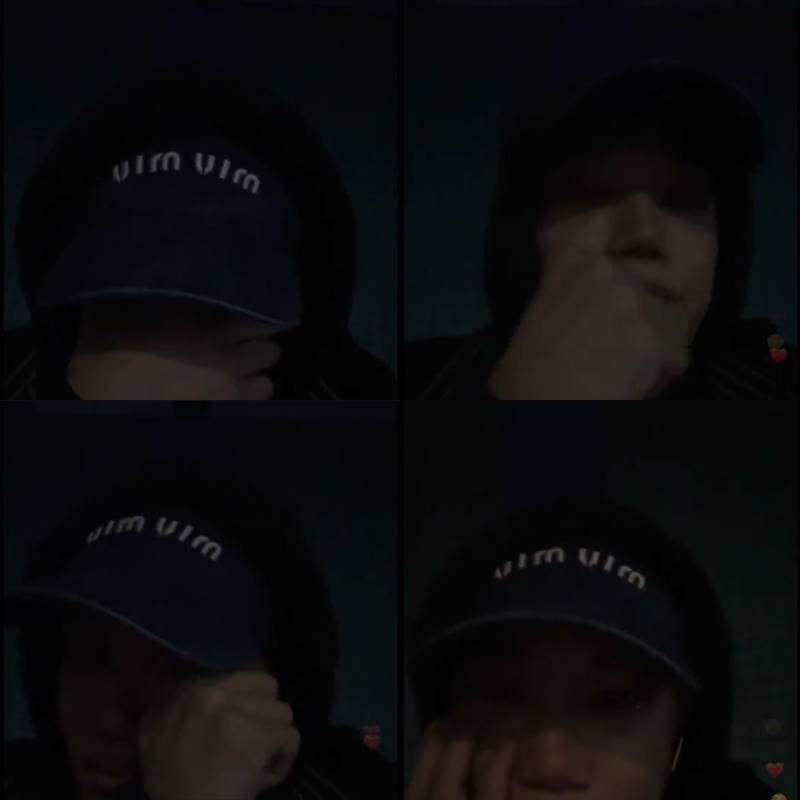Kai menangis kala siaran langsung di Instagram