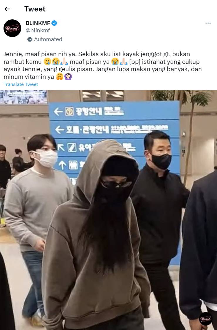Jennie BLACKPINK dibilang jenggotan