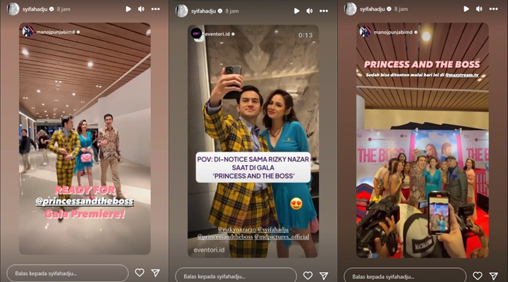Calon Mantu Idaman, Syifa Hadju Tak Lupa Ultah Ibunda Rizky Nazar Meski Sibuk Rilis Series Baru