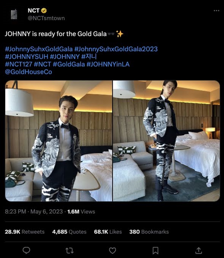 Fans Pergoki Ada Rokok Elektrik di Foto Johnny NCT 127 yang Diunggah Akun Resmi